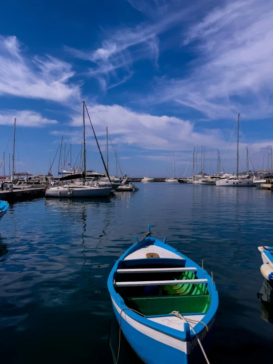 boats tied up and docked at the dock