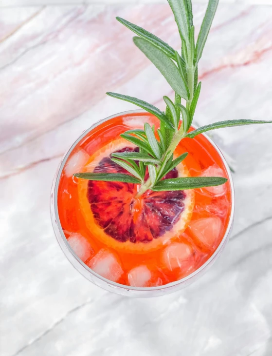 a close up of a drink in a cup on a table