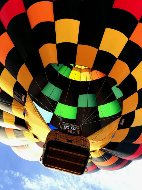 several colorful  air balloons are flying in the sky