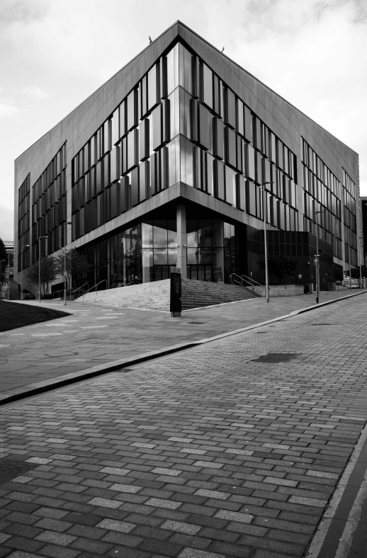 a building is made up of rectangular windows