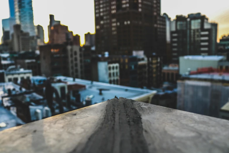 a view of a city that has very tall buildings