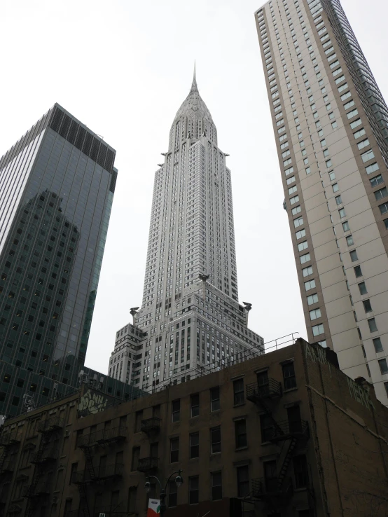 large tall buildings are next to each other in the city