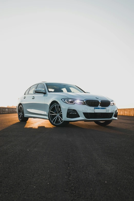 the bmw sedan has been modified to look like a large, sleek car