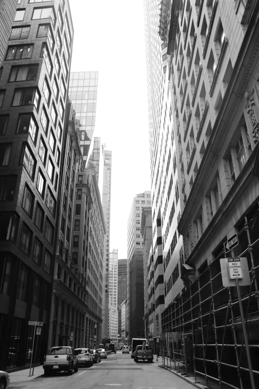 an image of street in the city being taken