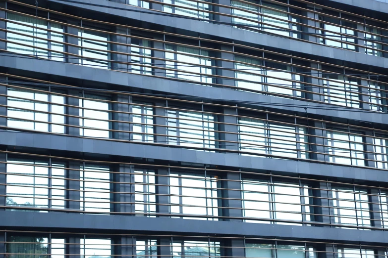 several windows are on top of a building