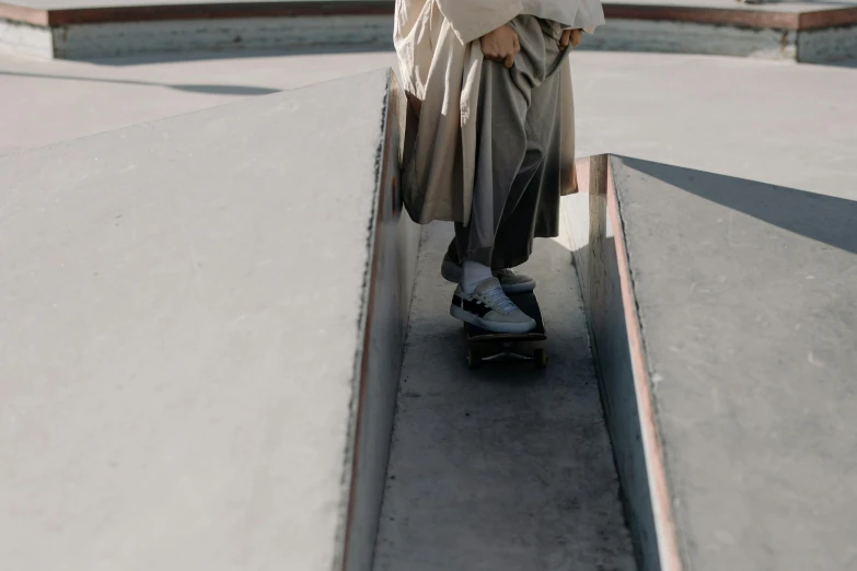 a person on a skateboard at a skate park