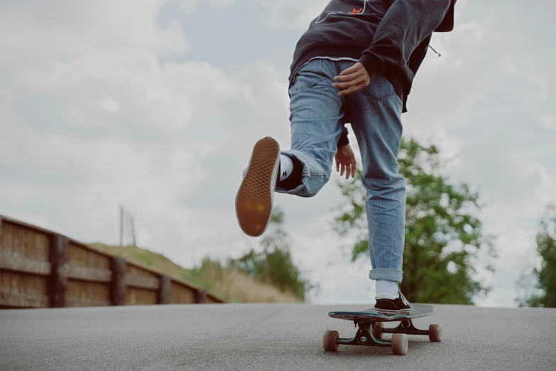 a person doing a trick on a skateboard