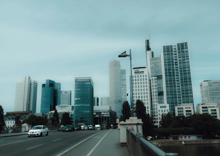 an image of a city with tall buildings