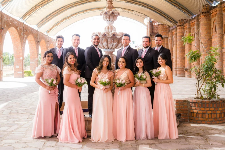 a group po of a group of men and women in suits