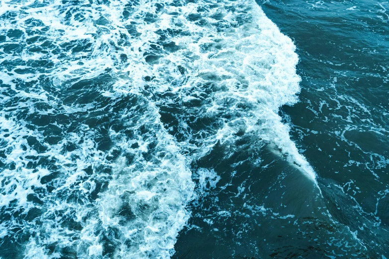 the view from an airplane as it flies over a body of water