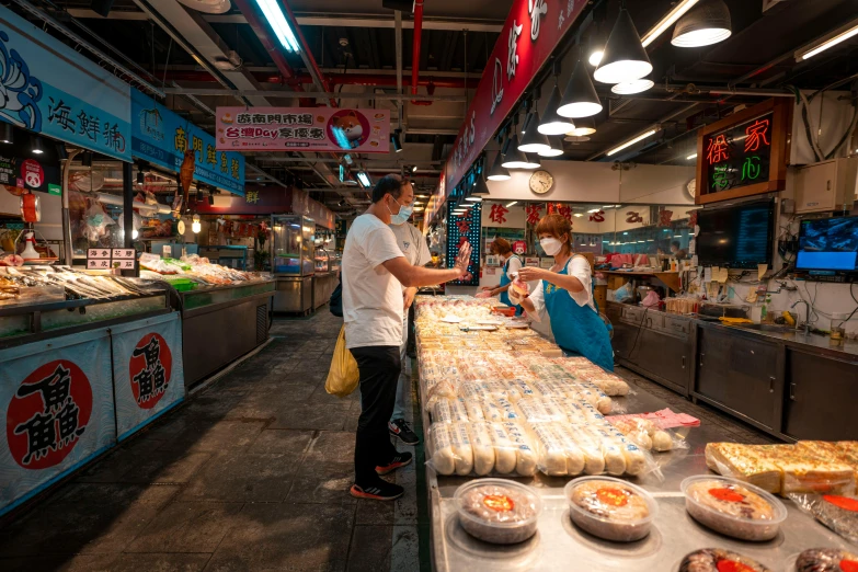 a food and drink store filled with lots of food