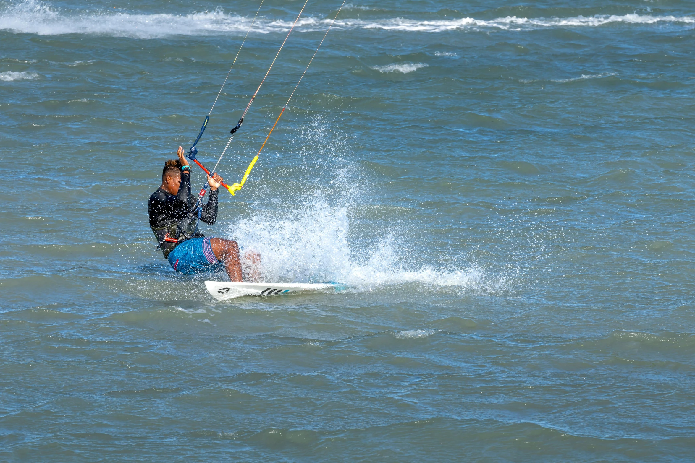 an image of a person water skiing