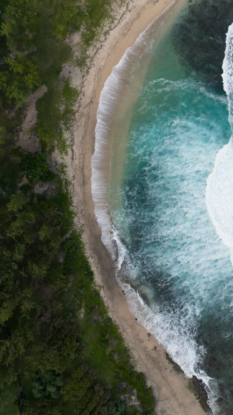 an aerial view of the ocean from a sky view point