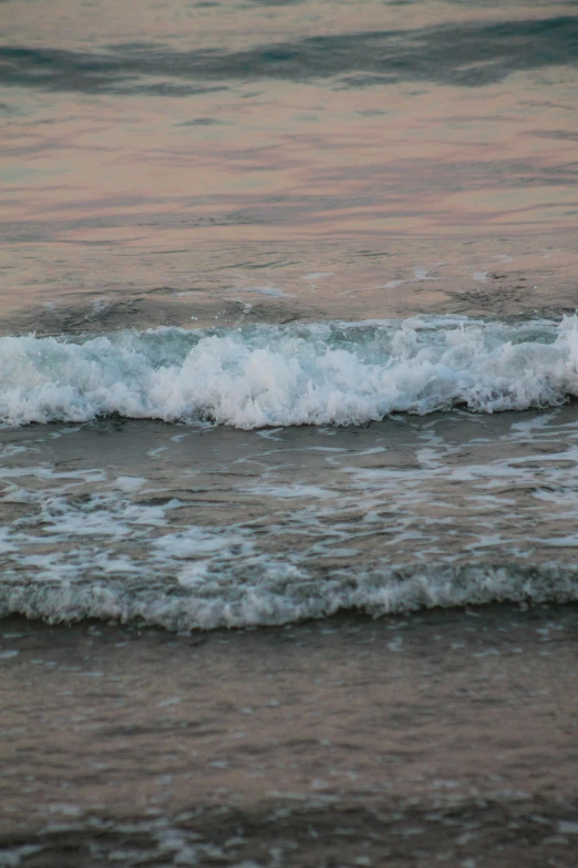 the water has a brown substance that is melting