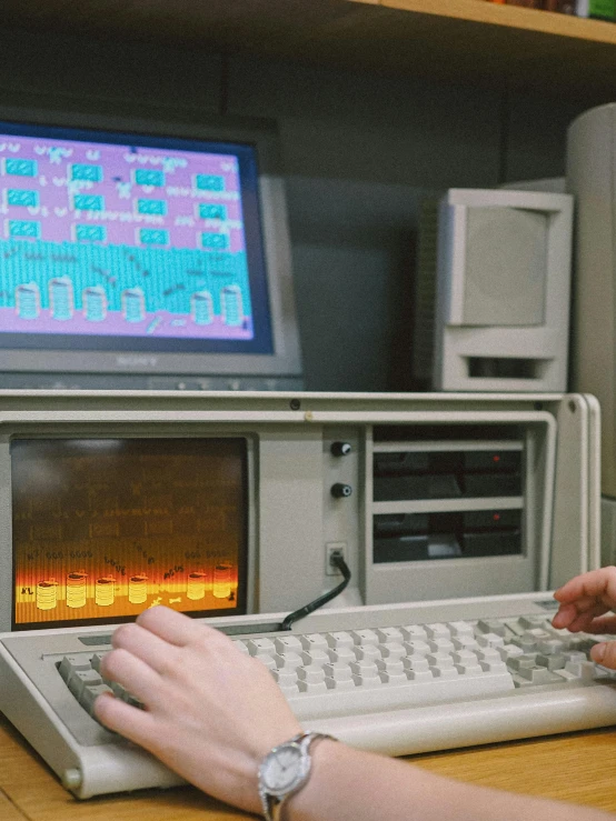 a computer screen with a video game being played