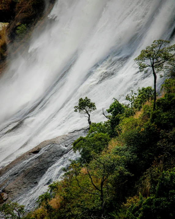 a view of water from a high viewpoint