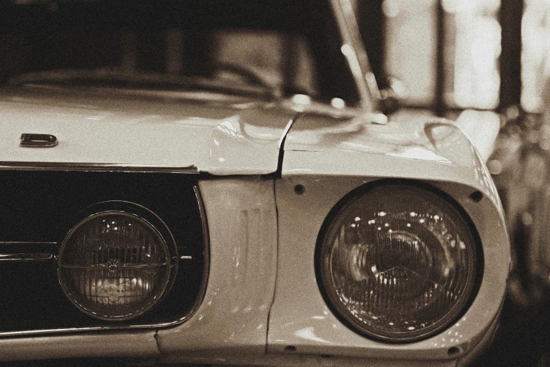 a vintage po of an old and rusty car