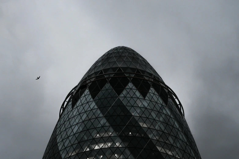 the side of the tower that looks like an unusual building