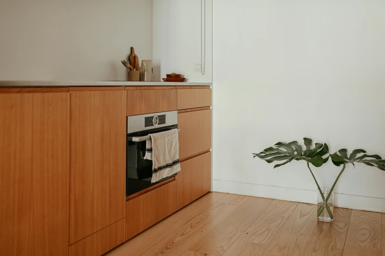 the kitchen is clean and ready to use