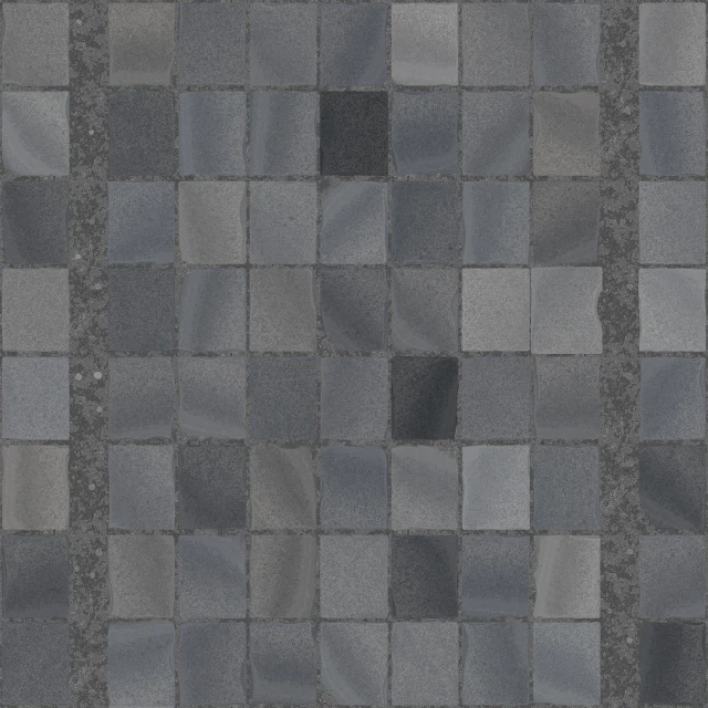 tile design made of grey and black squares
