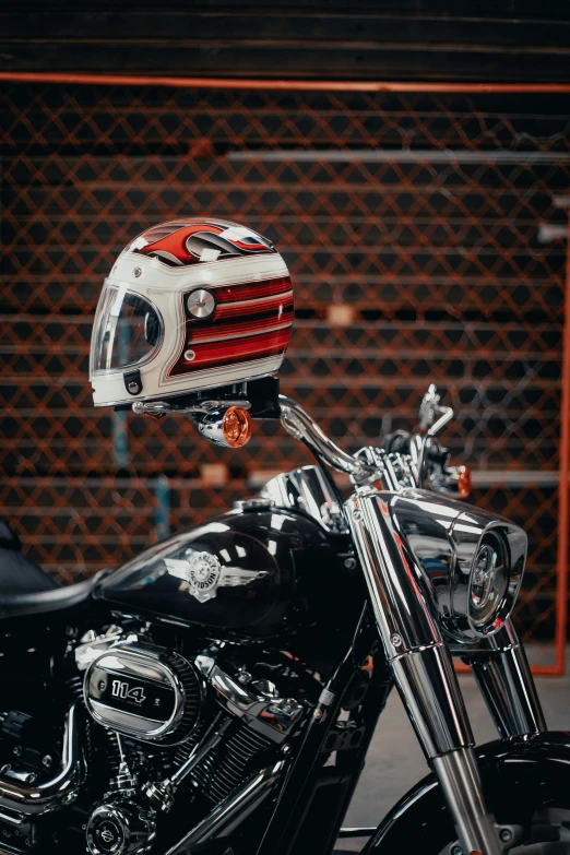 an image of a motorcycle parked in the street