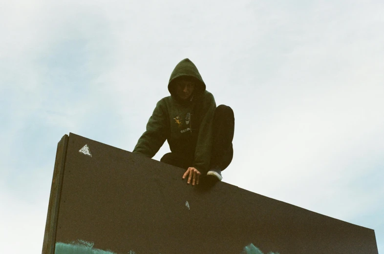 there is a man that is standing on top of the skateboard