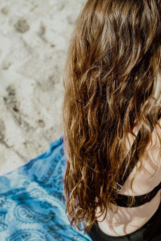 a close up of a woman with long hair