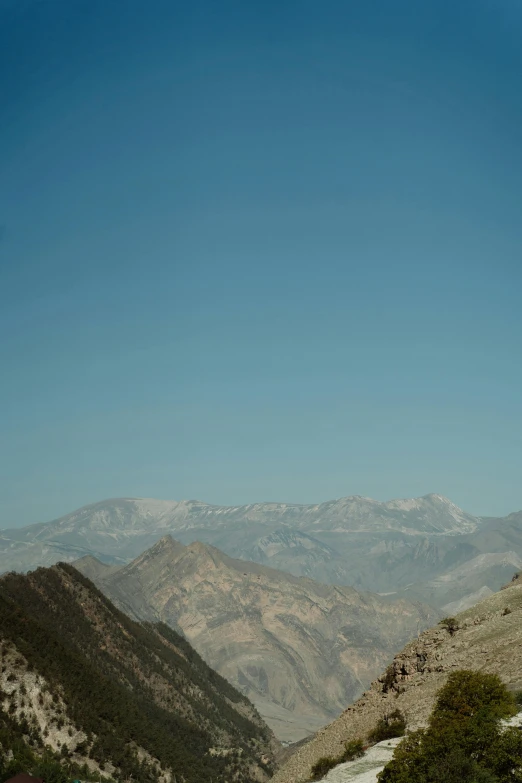 a picture of a mountain range taken in the mountains