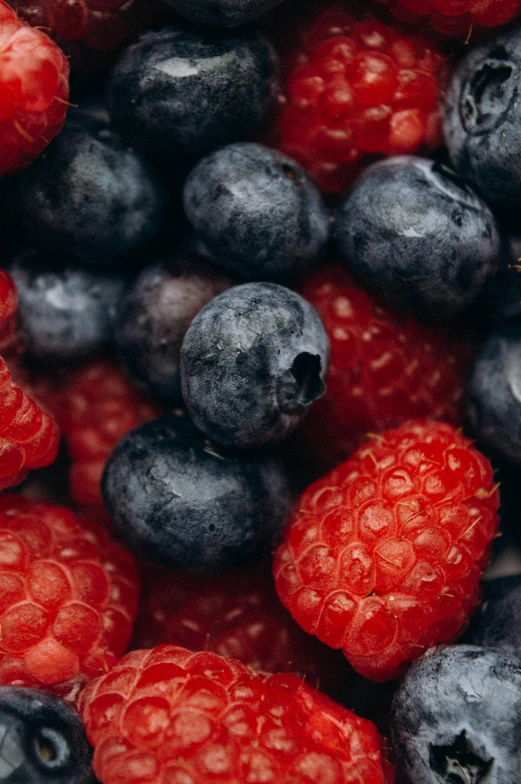 berries and other fruits are shown here