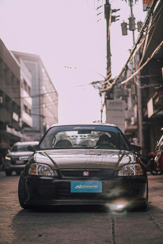 an image of a car parked on the side of the road