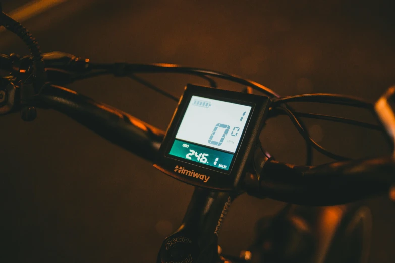 a close up of the back end of a bicycle