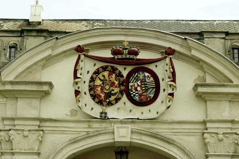 a clock that is on the front of a building