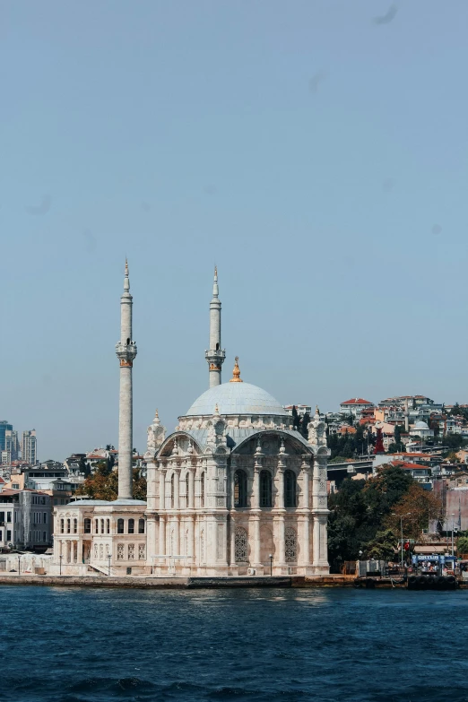 a city skyline as seen across the water