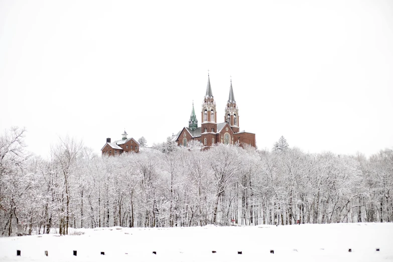 the old city has steeples that look like the spires