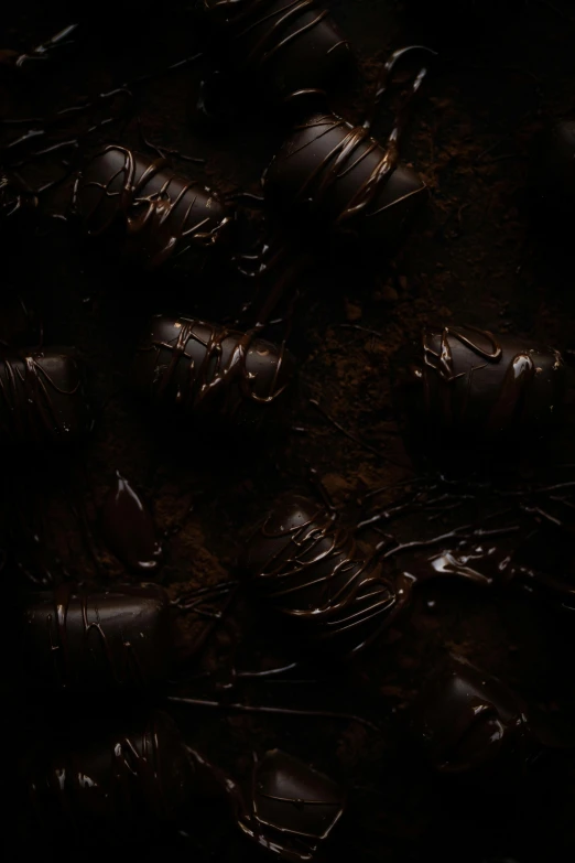 a chocolate cake with icing on a plate