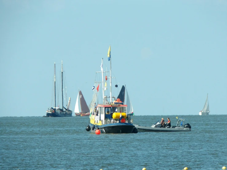 a boat that is floating in the water