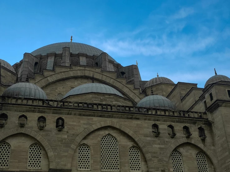 a very old building with many domed windows