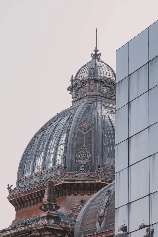 a building with many intricate glass domes