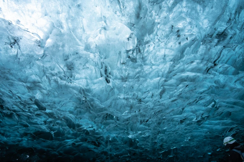 an underwater s shows water and ice on the underside