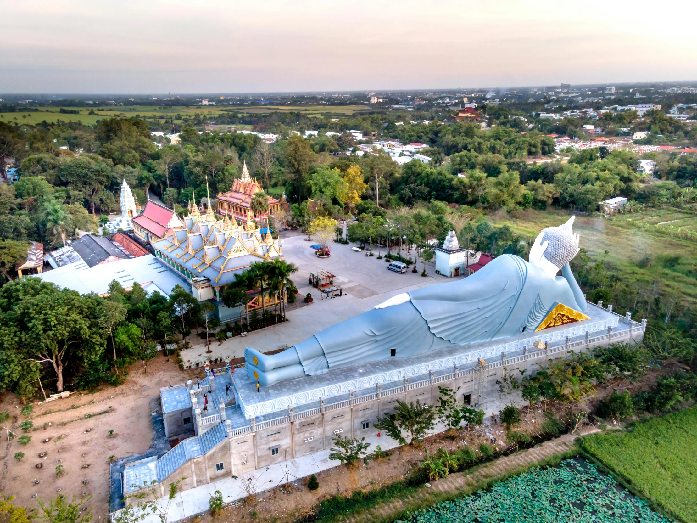 an aerial po taken of a theme park in malaysia