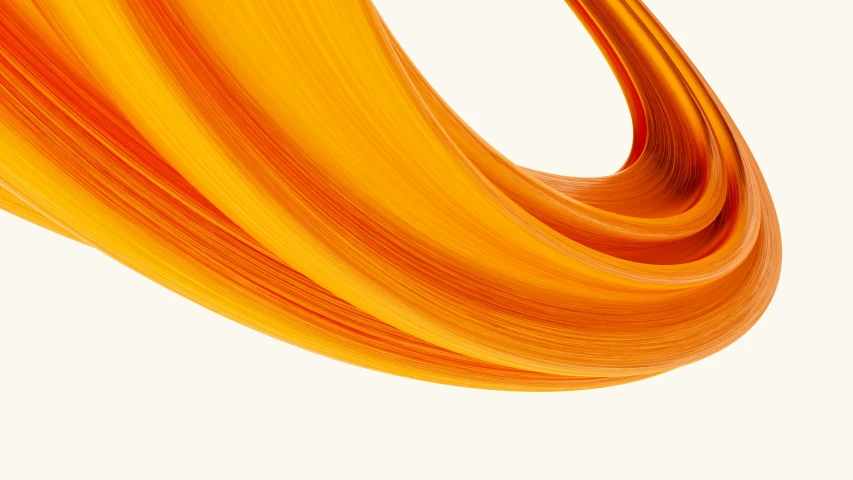 yellow abstract wavy wave pograph from above