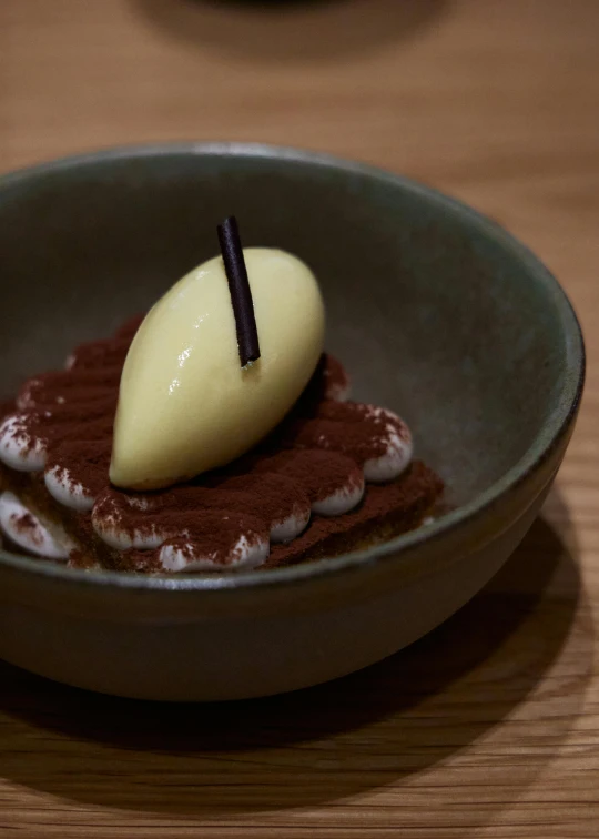 a food dish with some sort of dessert on it