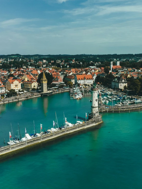 this is a small harbor with many boats docked