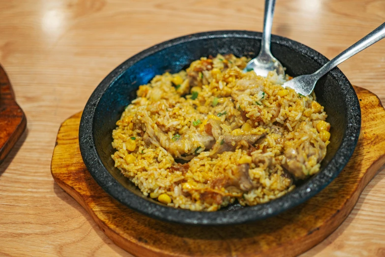 a plate filled with different types of food