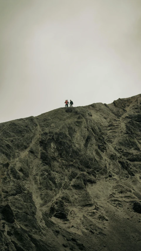 a couple riding on the back of an animal down a slope