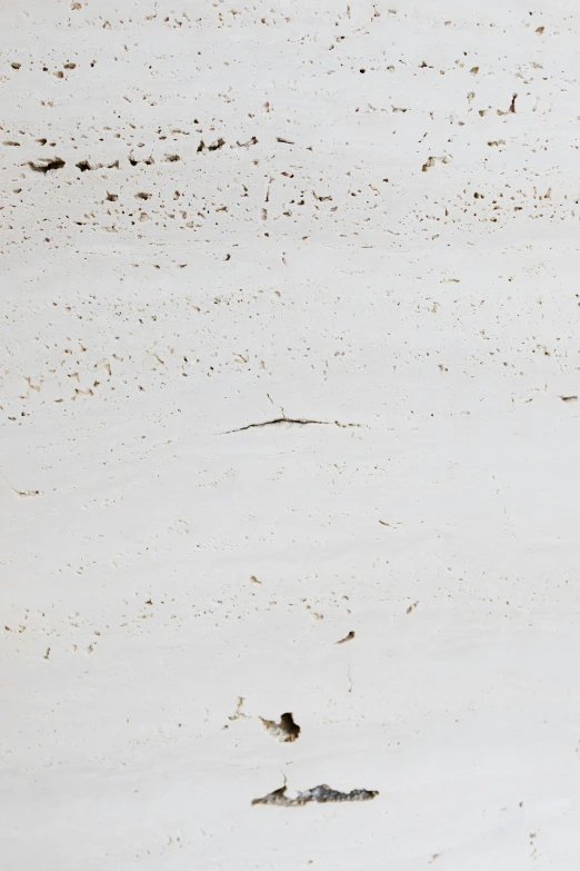 a snowy hillside is covered in snow and dirt