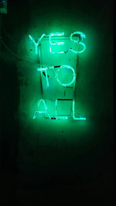 neon sign with words energy to australia on it