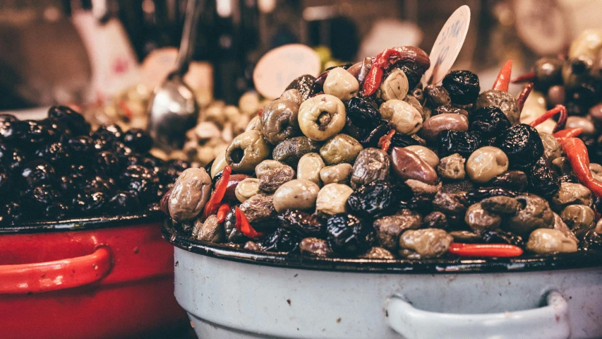 a large bowl full of fruits and vegetables