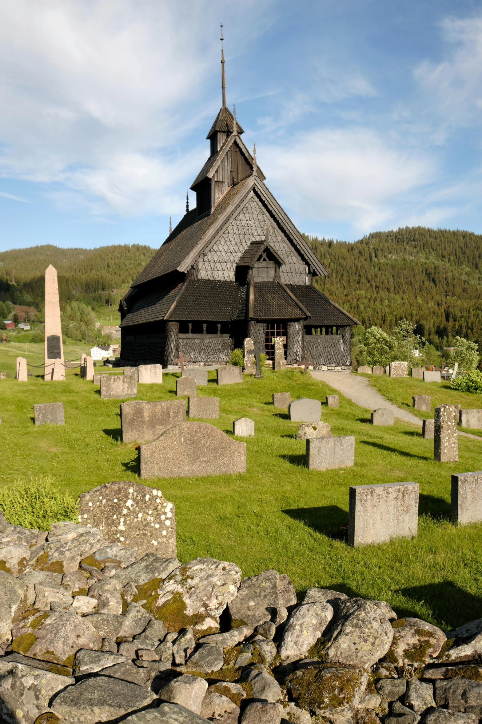 the old cemetery is a popular attraction in the country