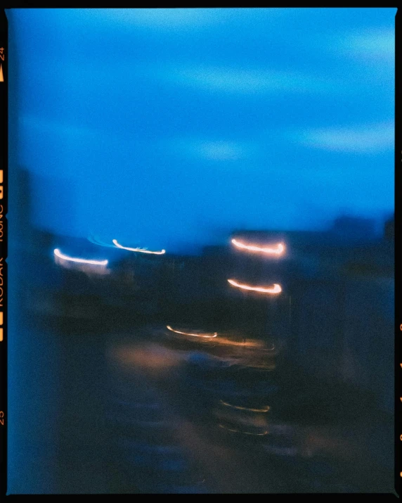 an image of blurry images from the window